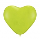 mariage-Ballon Coeur Vert Citron (Lime Green)