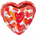 mariage-Ballon Coeur Shimmering