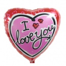 Ballon coeur I love You