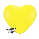 mariage-Ballon Coeur Jaune Citron (Citrine Yellow)