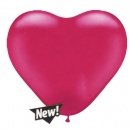 mariage-Ballon Coeur Magenta Perl� (Pearl Magenta)