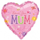 Ballon coeur love you mum