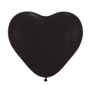 mariage-Ballon Coeur Noir (Onyx Black)