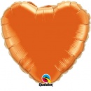mariage-Ballon Coeur Orange (Orange)