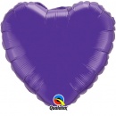 mariage-Ballon Coeur Violet (Purple Violet)