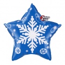 Ballon Etoile Flocon de Neige