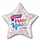 Ballon étoile Happy New Year