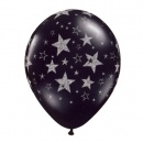 Ballon Noir Etoile Pailletée au meilleur prix