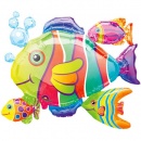 Ballon Mylar Poissons en famille au meilleur prix