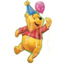 ballon message-Ballon Winnie avec un chapeau