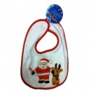 Bavoir Eponge Père Noël Blanc