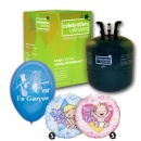 helium-Bouteille H�lium Jetable kit 30 + 2 Naissance Gar�on
