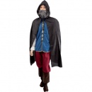Cape tissu avec capuche Halloween