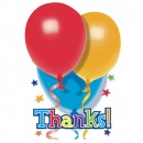 Cartes de remerciements Ballons