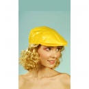 Casquette Vynil  Jaune avec Cheveux Blonds