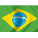 Drapeau Brésil de façade en polyester