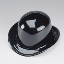 Chapeau Melon Plastique Noir au meilleur prix