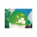 Chapeau Melon Plastique Vert St Patrick au meilleur prix
