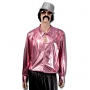 Chemise Disco adulte rose luxe