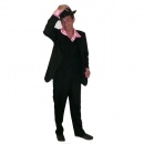 Déguisement de luxe pantalon et veste noir homme