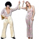 Déguisement couple disco luxe