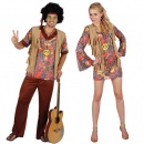 Déguisement couple hippie au meilleur prix