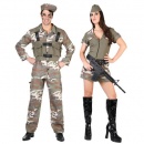 Déguisement couple militaire luxe
