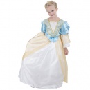 Déguisement de princesse luxe bleu et blanche