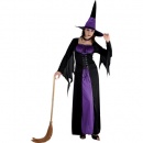 Déguisement Sorcière violette femme Halloween au meilleur prix