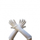 Gants longs velours blancs au meilleur prix