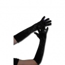 Gants Longs Velours Noir