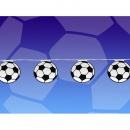 Guirlande Ballon de Foot en papier 15 Fanions au meilleur prix