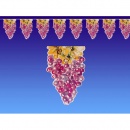 Guirlande Papier 15 Fanions 5m Grappe de Raisin au meilleur prix