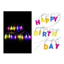 Guirlande Happy Birhtday à Leds au meilleur prix