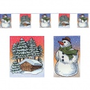Guirlande Papier 15 Fanions Sport d'Hiver