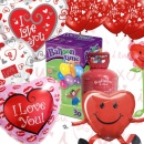 Bouteille Hélium Jetable kit 50 Saint Valentin