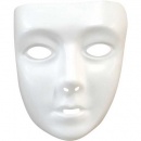 Masque Plastique Blanc à décorer au meilleur prix
