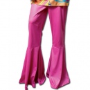 Pantalon Disco Femme Pattes D'éléphant Fuschia