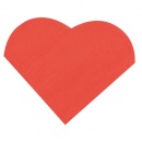 Serviette en Papier Coeur