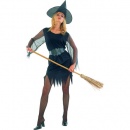 Déguisement Sorcière noire femme Halloween au meilleur prix