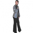 deguisement disco-D�guisement Femme Luxe Veste Disco Argent