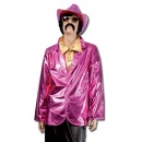Veste Disco Homme Rose Luxe