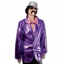 Veste Disco Homme Violet Luxe