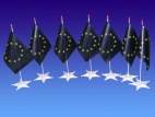 Drapeaux Europe 20 x 30cm
