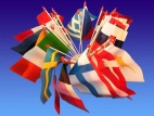 Drapeaux Pays Européens 9,5 x 16cm