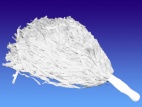 Pom-pom Luxe Blanc avec poignée