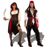 Déguisement couple pirate