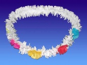 Collier Hawaïen fleuri papier au meilleur prix