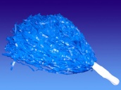 Pom-pom luxe bleu avec poignée au meilleur prix