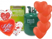 Bouteille Hélium Jetable kit 30 Saint Valentin au meilleur prix